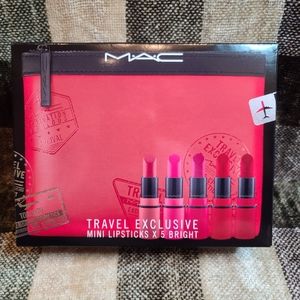 Mac Travel Exclusive Mini Lipsticks × 5  Bold